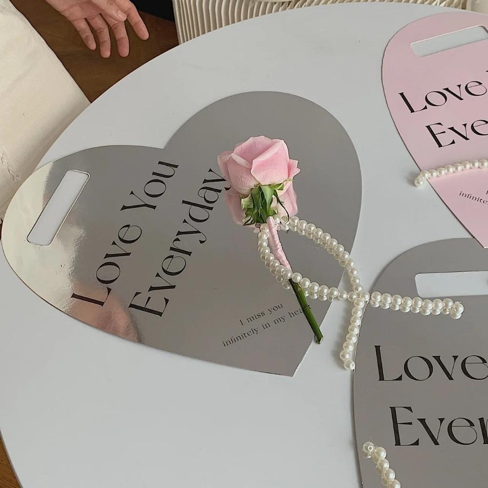 Упаковочный материал для сумочки с цветами Букет в форме сердца Ручная цветочная коробка Новая цветочная упаковка