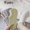 Women's Summer Thin Non-Slip Invisible Boat Socks - Trendy, Deodorant, Shallow, No-Heel, Short Style