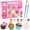 Art Set Creative Plaster Casting Muffins Cupcakes for Painting