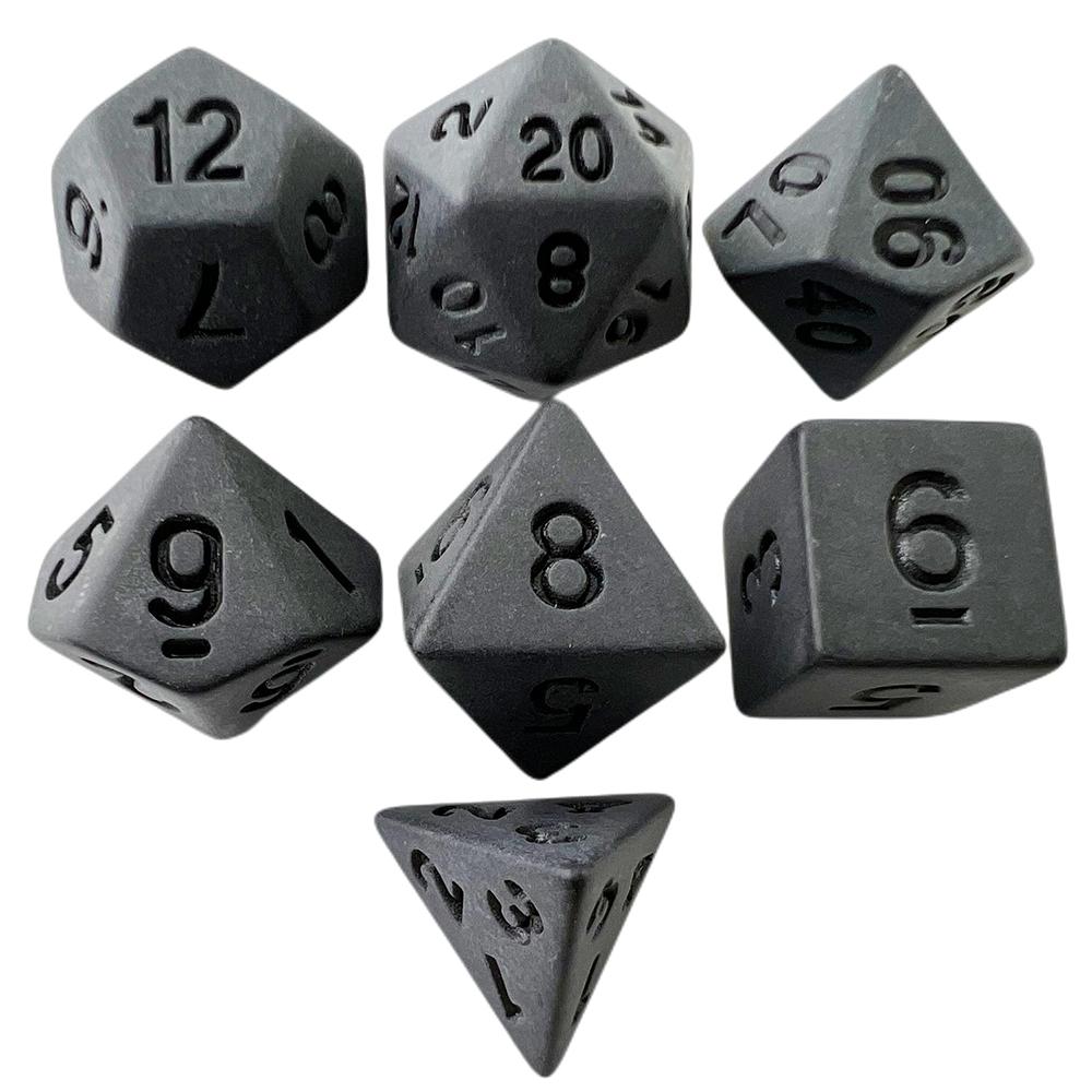 Карбоновые черные игральные кости D6, 10 шт., игральные кости с шипами для DND RPG, забавные вечерние настольные игры, роллы