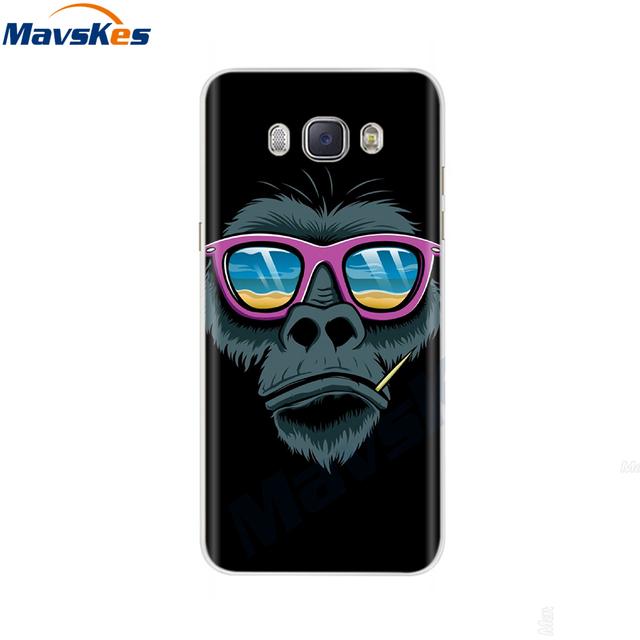 Чехол для телефона для Samsung Galaxy J7 2016, чехол J5 2016 J510f, окрашенный силиконовый чехол из ТПУ для Samsung J3, J5, J7 2016, чехол