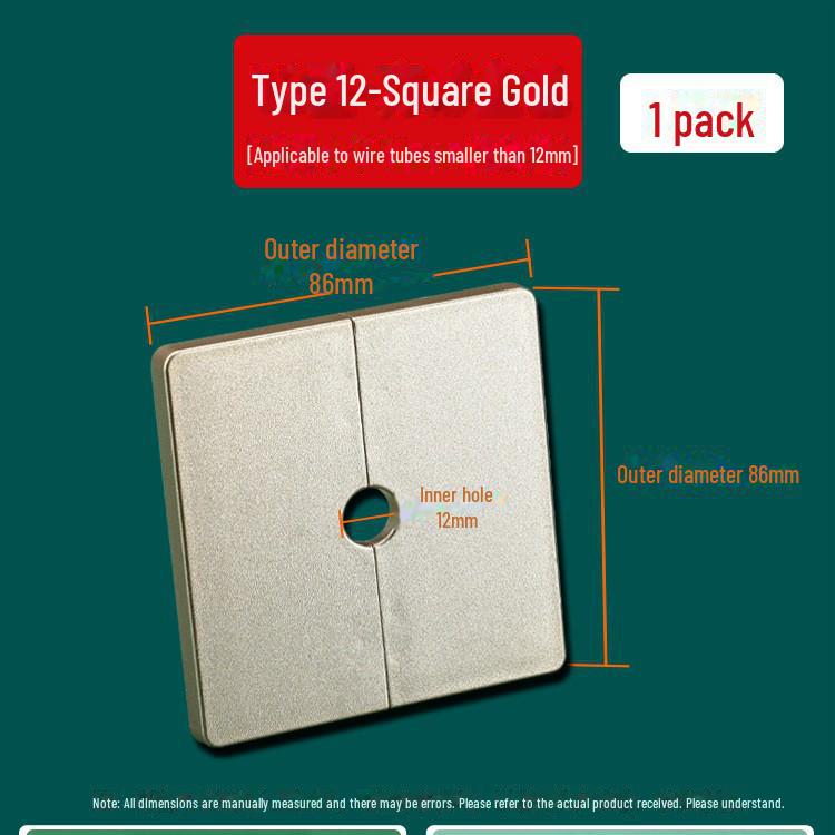 «Декоративная заглушка для отверстий в стене для труб кондиционера и крана»