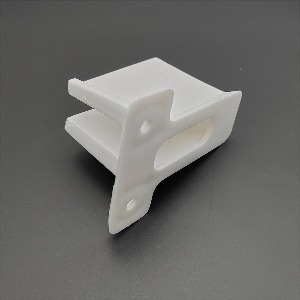 Closet Rod End Supports with Mounting Screws Curtain Flange Rod Holder RV Camper Accessories Opening Flange Rod Bracket