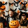 Realistic Halloween Bat Decorations with Eyes Hanging Spooky Bats Bats Wall Decor  Haunted House