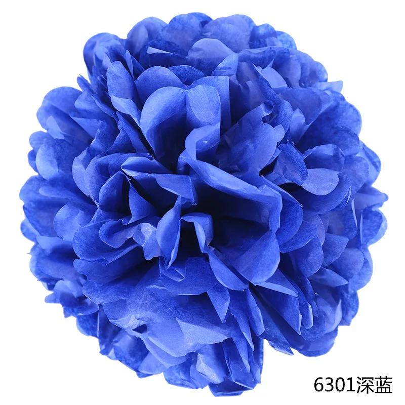 6-14inch(15-35cm) Handmade Tissue Party Flower Ball Decoration Paper Pompoms Wedding Decorative Baby Shower Birthday Favor Decor