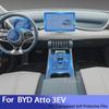Для BYD Atto 3EV (-)Автомобильный интерьер Центральная консоль Защитная от царапин Ремонтная наклейка Аксессуары Прозрачная ТПУ Защитная пленка