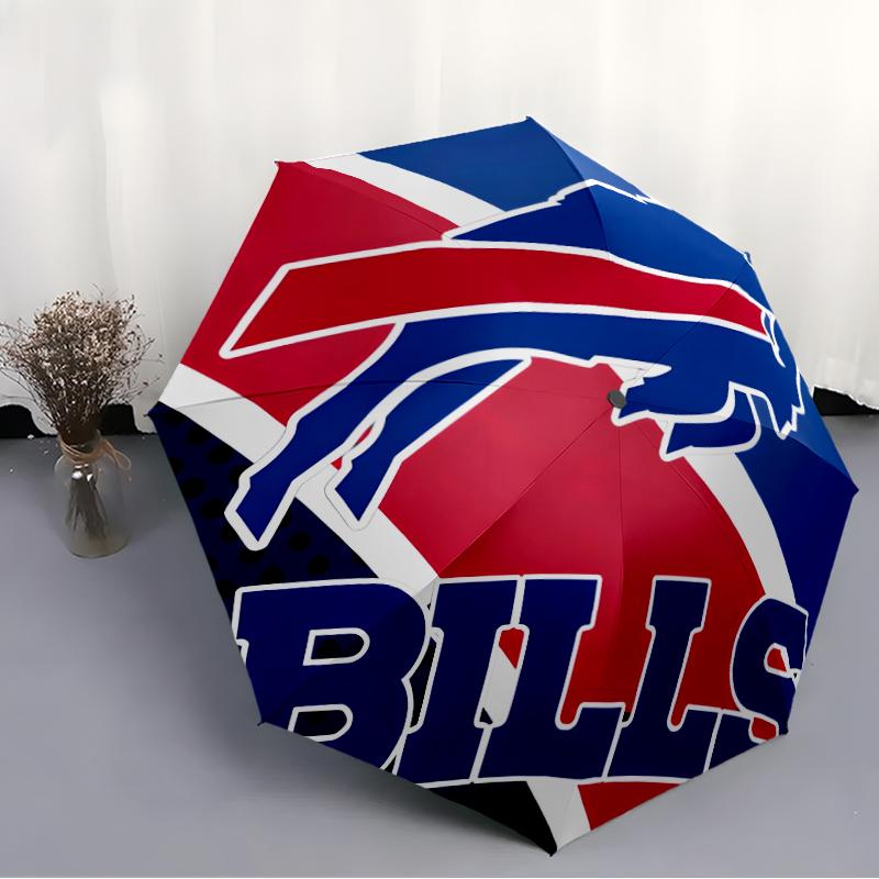 Модный автоматический складной зонт Bills Team с открытием/закрытием. Портативный и складной, идеально подходит для подарка, путешествий и повседневного использования.