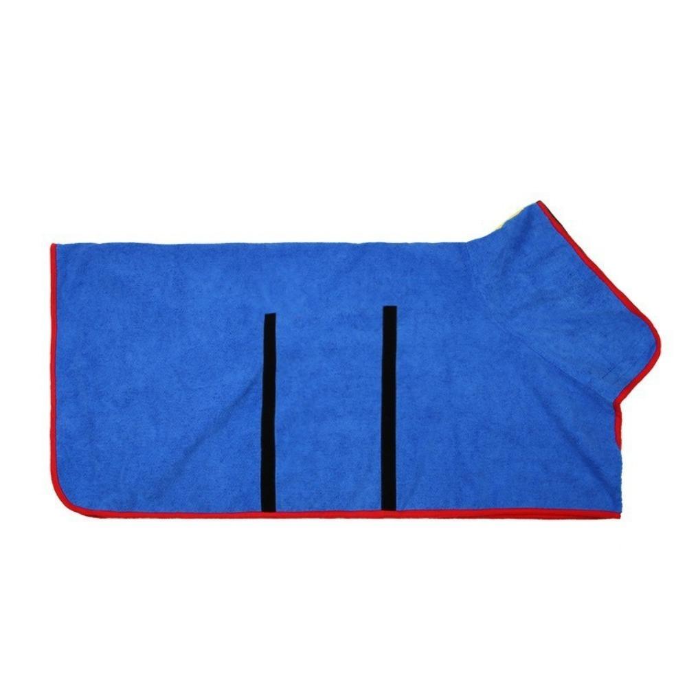 Pet Product Absorbent Dog Bathrobe Quick Drying Soft Fiber Dog Bath Towel Adjustable Pet Absorbent Bathrobe Large Small Dogs