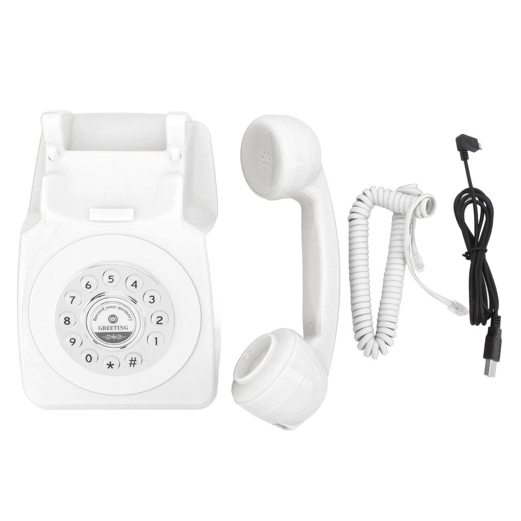 Audio Guest Book Phone Clear Sound Convenient Use Audio Message Recording Telephone for Wedding