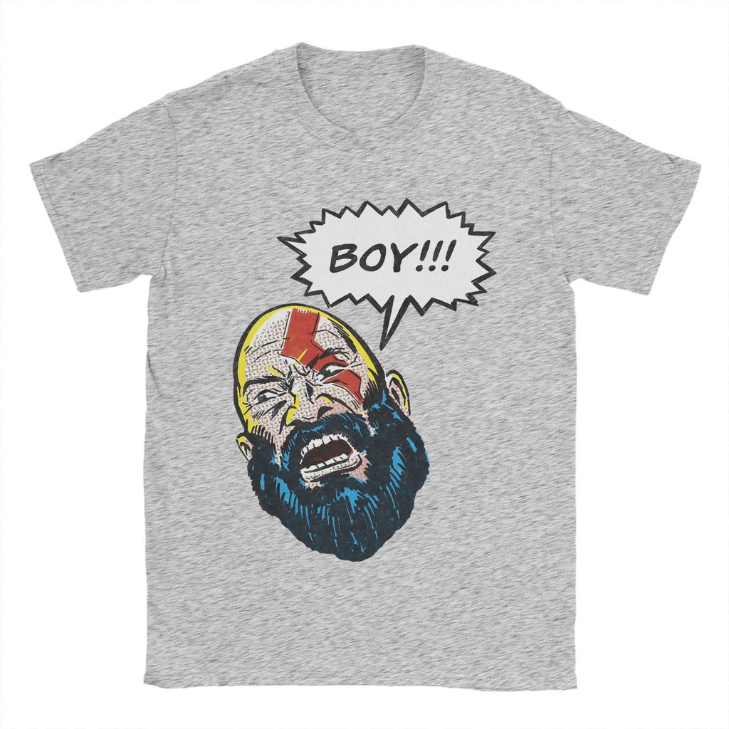 Unisex Boy God Of War Kratos T Shirts Cotton Clothing Vintage Short Sleeve Crew Neck Tees Adult TShirts