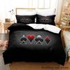 HIGH CARD Poker Bedding Set Single Twin Full Queen King Size Bed Set Adult Kid Bedroom Duvetcover Sets Anime Parure de lit