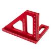 3d Multi-angle Measuring Ruler Woodworking Tools Scales Graphics High Hardness Rust-proof Aluminum