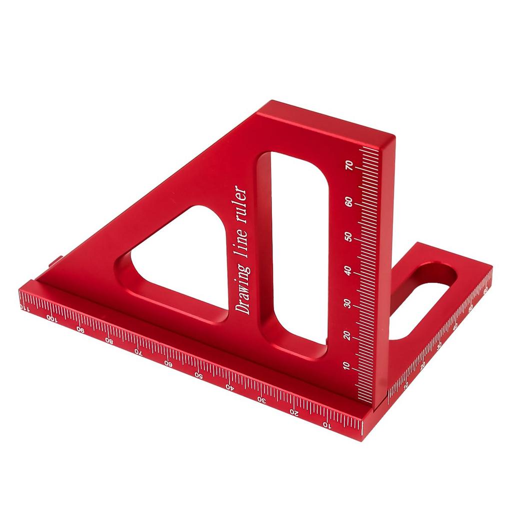 3d Multi-angle Measuring Ruler Woodworking Tools Scales Graphics High Hardness Rust-proof Aluminum