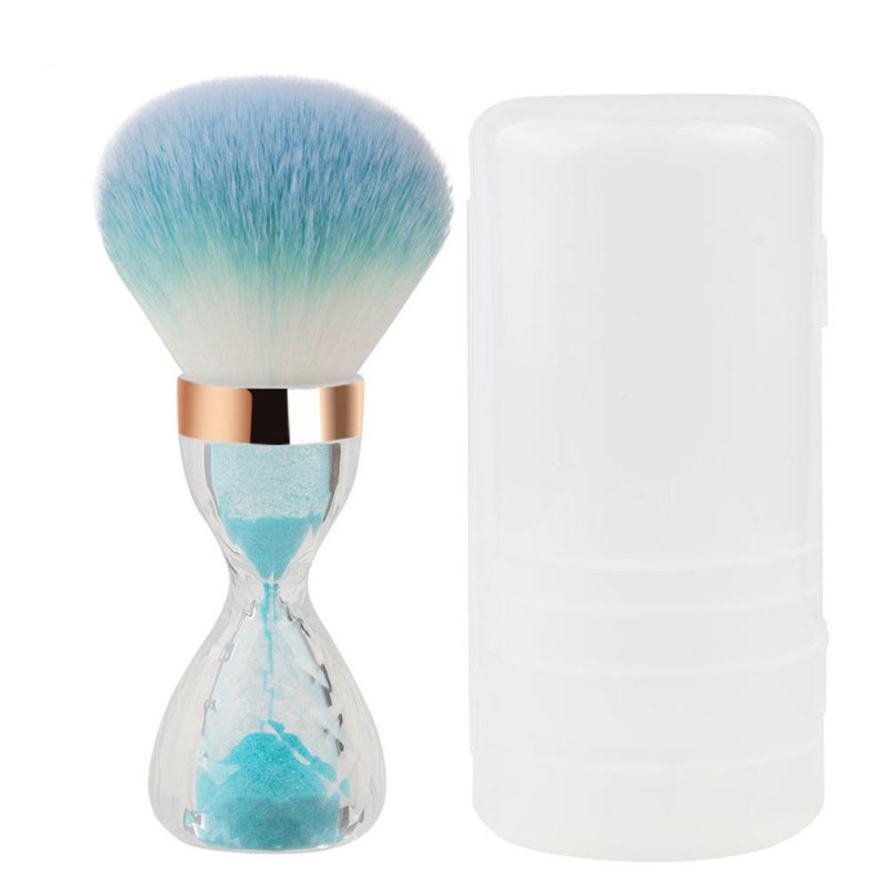 Manicure Nail Dust Brush Hourglass-shaped Nail Art Brush New Clean Up Tools  for Acrylic Nails