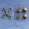 5 Sets Detachable Metal Jean Snap Buttons Adjustable Waist Tightener Buckle Pins DIY Sewing-free Pants Clothing Button Clips