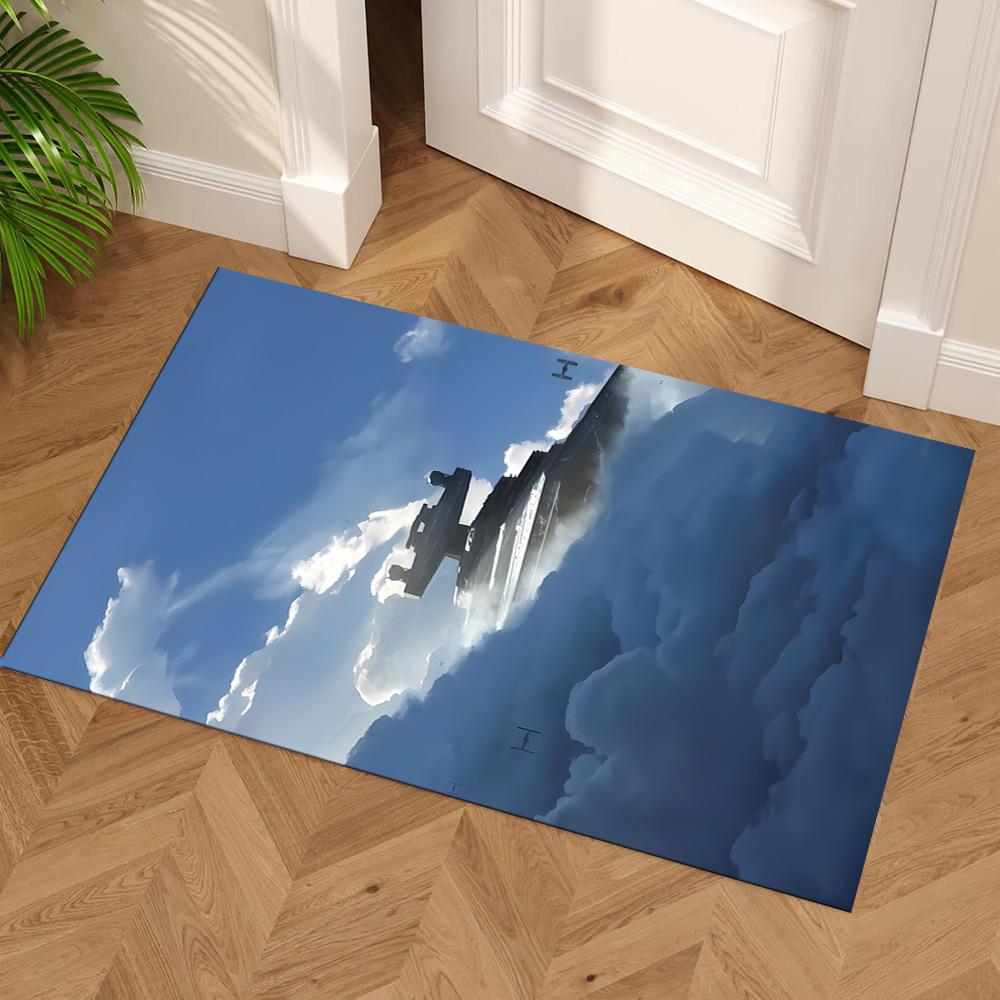 Star Wars Floor Mat Suitable for Foyer Game Room Bedrooms Balcony Anti-slip Rug Office home decor Luxury Gift for Birthday, Christmas, Wedding