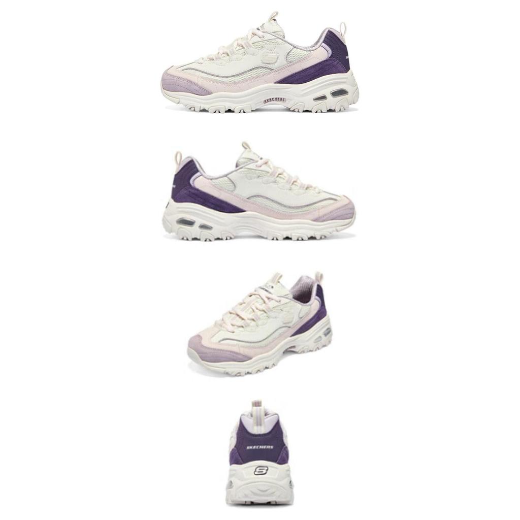 Skechers D'Lites 1.0 Shoes 'White Purple Pink' Women's 896283-WPR