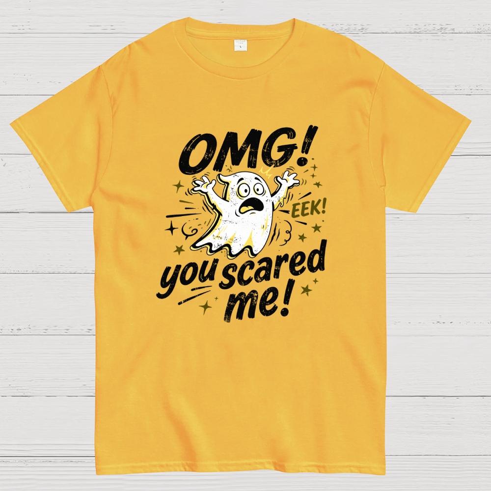 OMG you scared me Cotton Summer Casual Cool Loose T-Shirt