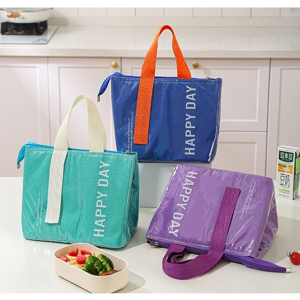 Large Capacity Picnic Bag Heat Preservation Lunch Box Bag Meal Pouch Food Storage Bag Student