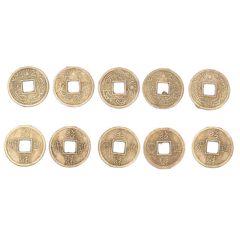100 шт. монет фэн-шуй, древние китайские монеты И-Цзин для здоровья и богатства