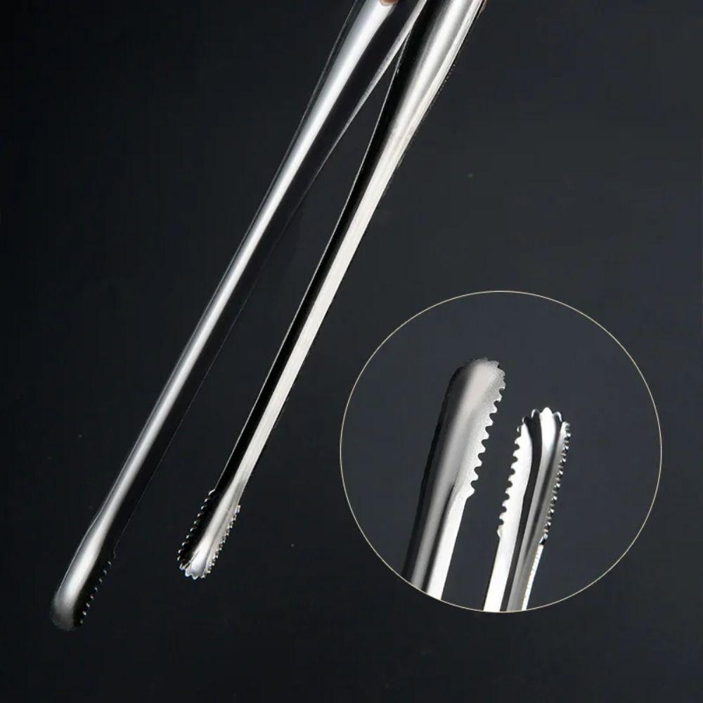 1Pcs 7/9/12Inch Food Clip 304 Stainless Steel BBQ Steak Clip New Grill Tongs  Cooking Utensils