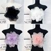 26Cm Large Chiffon Corsage Accessories, Wedding Party Dance Dress Brooch, Flower Diy Accessories