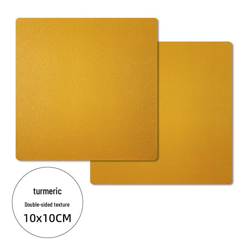 Двусторонние водонепроницаемые нескользящие подставки Cross-Border из искусственной кожи - настраиваемые изоляционные прокладки с корпоративным логотипом