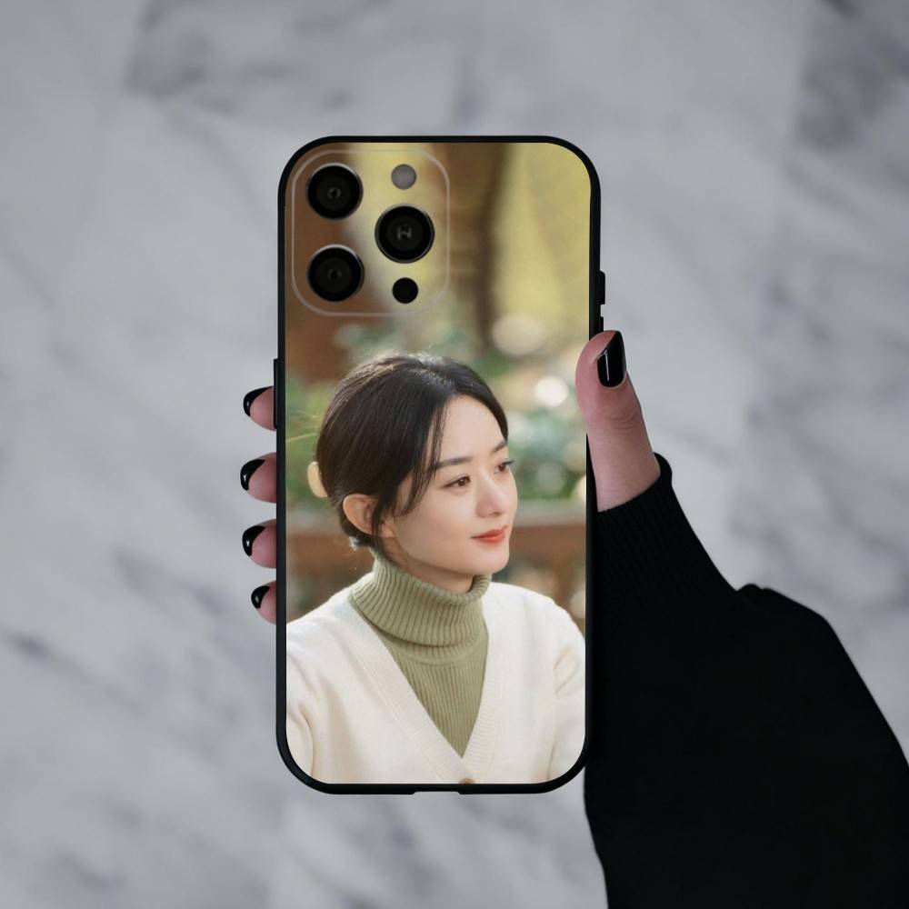 Чехол для телефона актрисы Oriental-Beauty Чжао Лиин для iPhone 17pro, 16,15,14,13,12,11 X XR Plus, Другие Мягкий черный чехол