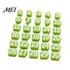 Classroom Organization Tools 30Pcs Numbered Pencil Cap Labels, 1-30 Numbers Topper Decoration, Student Tags Students Clips, Reusable Charms for School