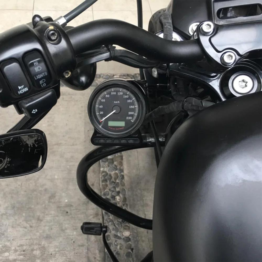 For Harley Sportster XL 1200 XL883 XL1200 Iron 883 Motorcycle Speedometer Side Mount Instrument Bracket Meter Relocation Cover