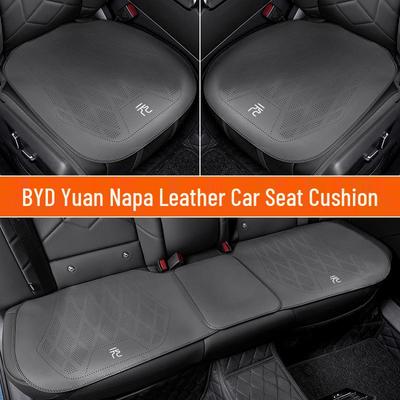 Всесезонный набор кожаных чехлов на сиденья BYD Yuan Pro/Plus – Универсальный, 3 предмета