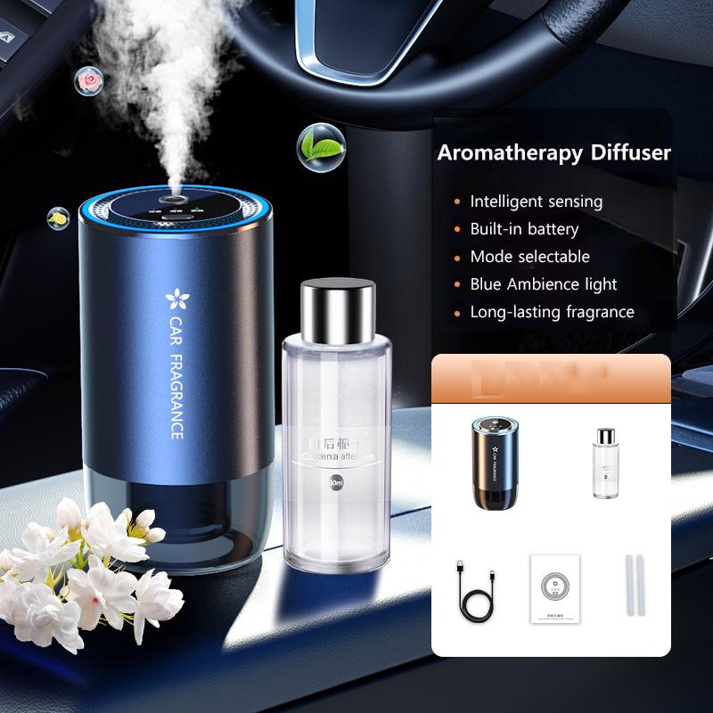 Автомобильный ароматизатор со светодиодной подсветкой Starry Ambient Light 50 мл, одеколон, парфюм, освежитель воздуха для автомобиля, ароматизаторы для автомобилей