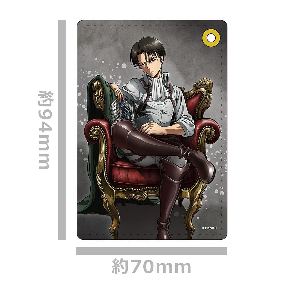 Attack on Titan Levi Faux Leather Pass Case B by azumaker