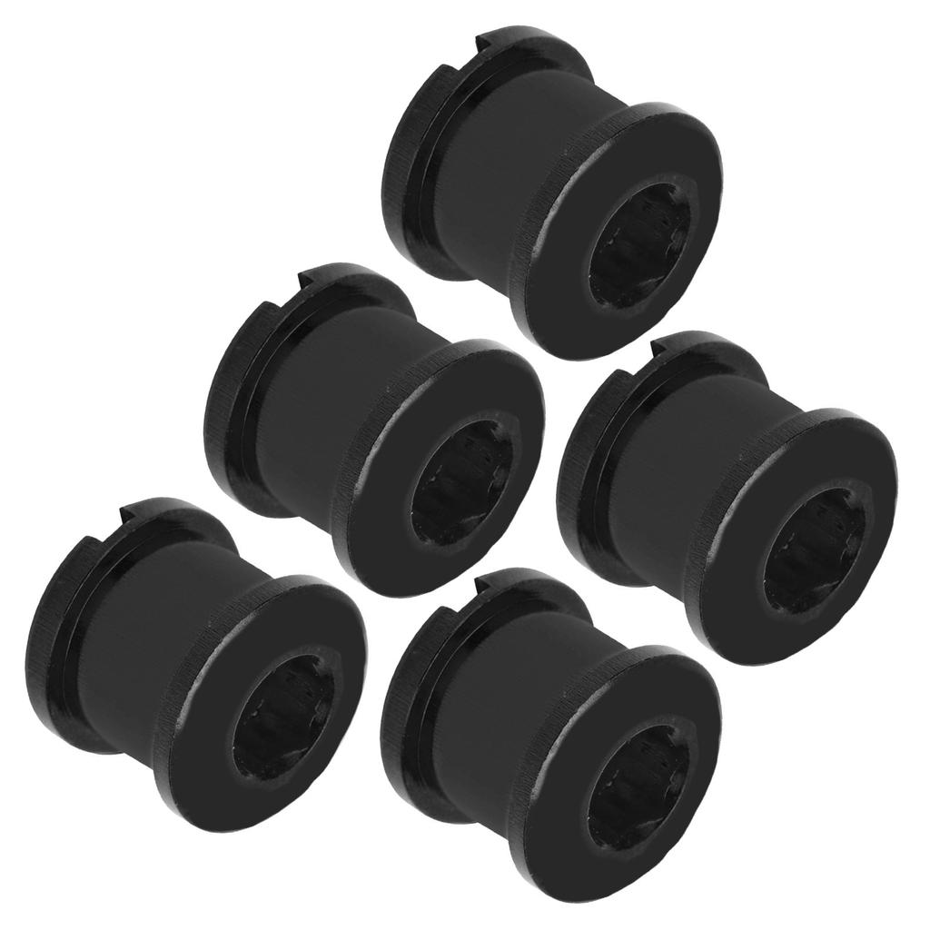 5Pcs Chainring Bolts Lightweight RustProof Easily Install Disc Screw Chainwheel for Mountain Bike Road Bicycle(Black )