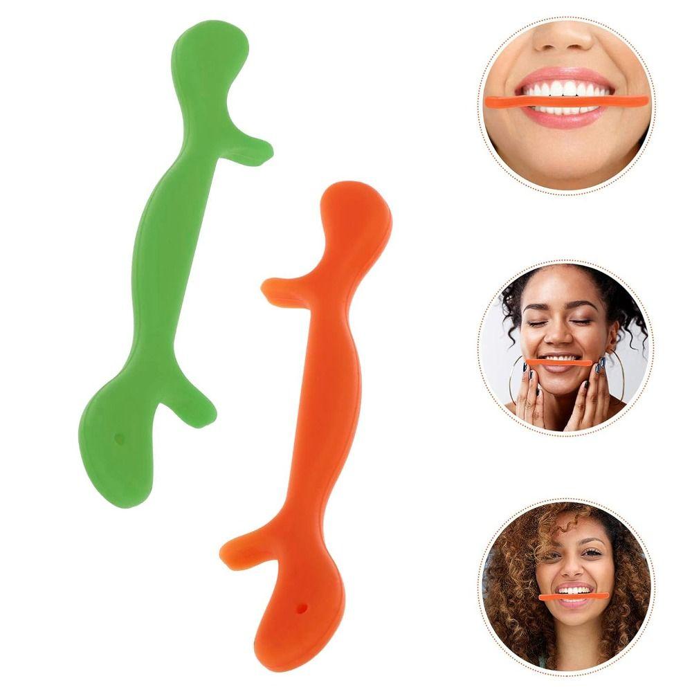 3 цвета Массажер для тренировки улыбки ртом Силиконовый тренажер для лица Тренажер для челюсти и губ