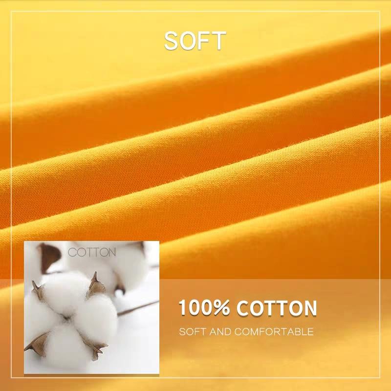 Женская хлопковая футболка, летние свободные однотонные футболки цвета конфет