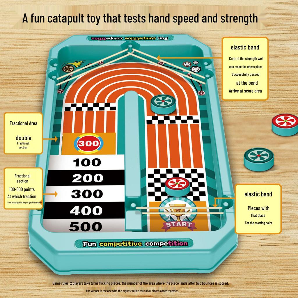Настольная игра 6-в-1 для международной торговли: Катапульта Шахматы, Футбол, Битва для двоих, Игрушка для родителей и детей