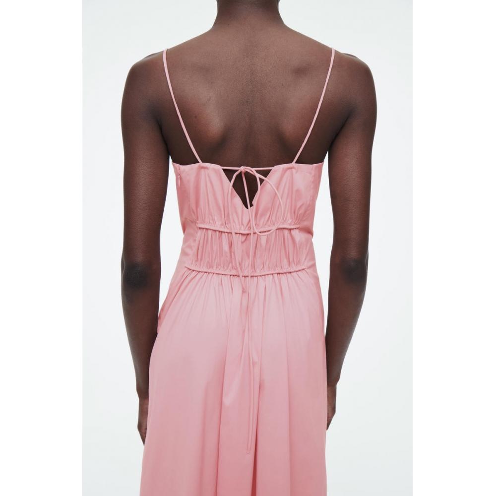 COS Платье миди с японской сборкой на талии