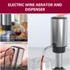 Electric Wine Opener 4-in-1 Set with Bottle Opener, Wine Decanter Pump with Aerator, Foil Cutter