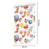 Forest Animals and Balloons Wallpaper for Living Room and Bedroom 50x1000