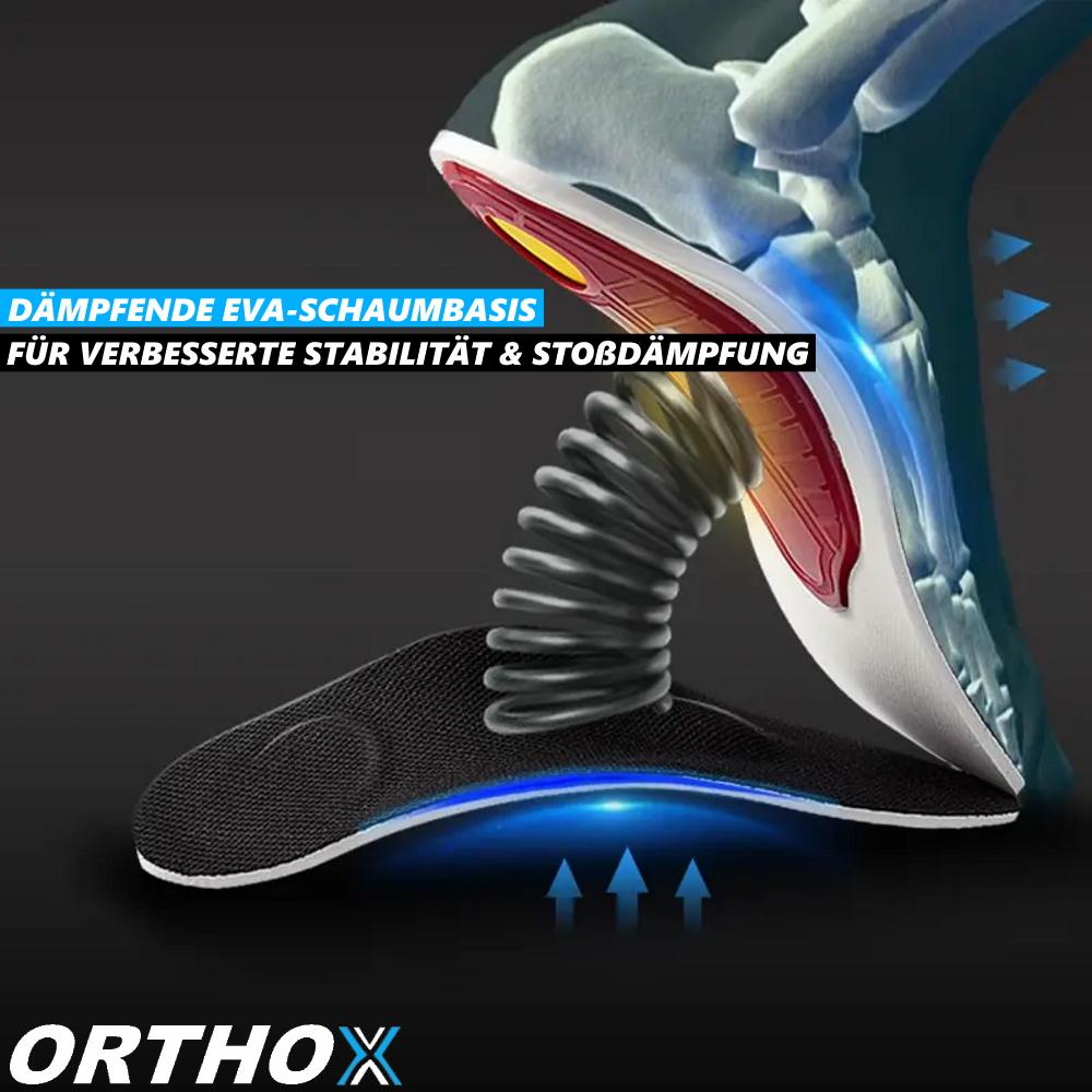 ORTHOX Insoles Flat Feet Splay Feet Fallen Arches Insoles for Women & Men