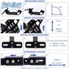FOR KAWASAKI Z125 Z 125 Z125PRO 2015-  2018  Motorcycle Adjustable Angle License Number Plate Frame Holder