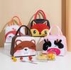 Cartoon lunch bag, portable thermal lunch box, picnic supplies bag, new type of baby bottle for girls and children
