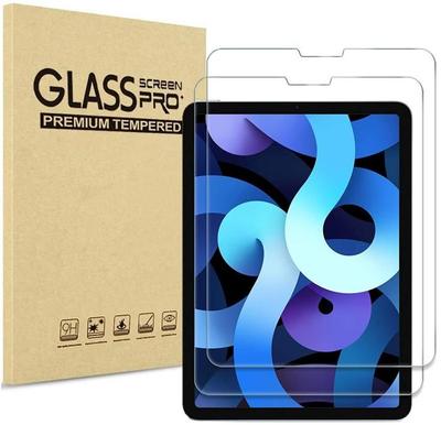 Закаленное стекло - Phonillic - iPad AIR 5 / 4 - Упаковка из 2 штук - Устойчивое к царапинам - 10,9 дюйма
