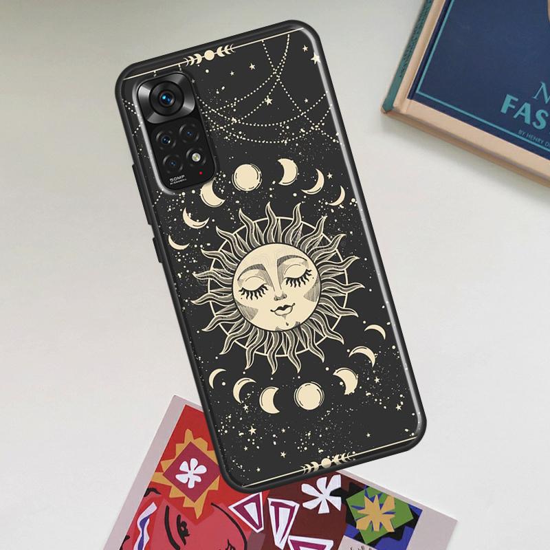 Чехол для карт Таро 'Лунная Колдунья' для Xiaomi Redmi Note 14 Pro 13 12 11 10 15 Pro Plus Redmi 15C 13C 12C 10C 14C 15