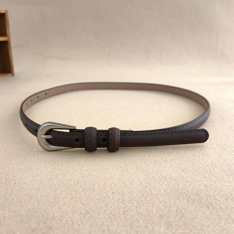 Стиль Минимализм Женский Поясной Ремень Металлическая Пряжка Пояс для Платья Костюма Формирующее Белье