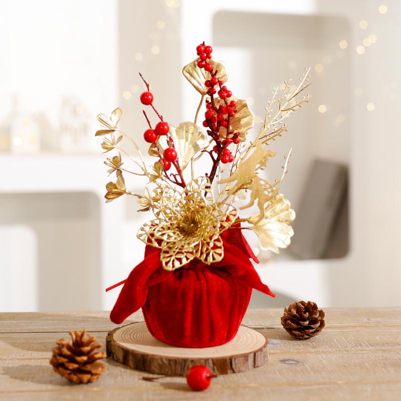 Сделай сам Пластиковый Цветочный Домашний Декор Вставные Ветки Рождественские Праздничные Декорации