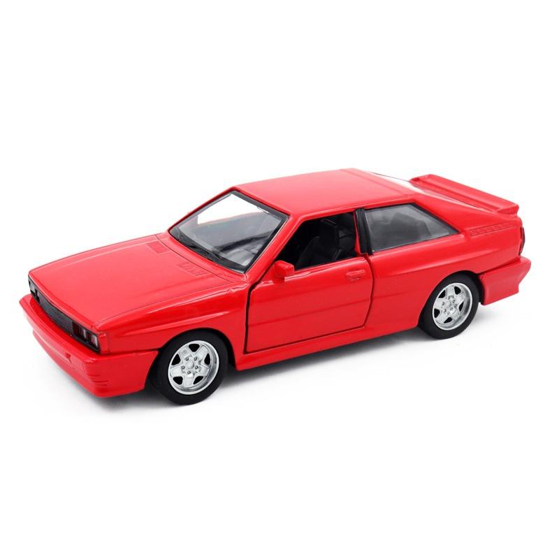 1/36 масштаб Quattro 1980 литые модели автомобилей игрушечные литые транспортные средства модель открывающиеся двери инерционный спортивный автомобиль для детей подарок