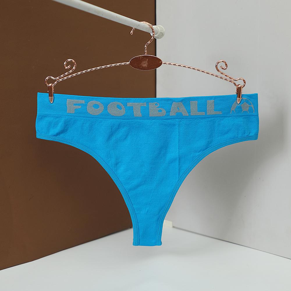 Women's Sports Panties Underwear Seamless Letter Thongs Low Waist  Sexy Comfortable Female G-String 203