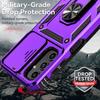 Защитный чехол 3 в 1 для телефона Samsung Galaxy A14 A13 A34 A54 A25 A24 5G A04S Броня военного класса Противоударный чехол для телефона с кольцом Магнитная подставка